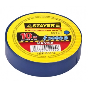 Изолента STAYER 12291-B-15-10