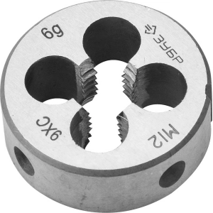 Плашка метрическая М12 x 1.75 ЗУБР 4-28022-12-1.75