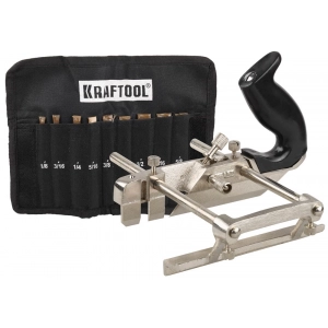 Рубанок EXPERT MULTI A52 с комплектом ножей KRAFTOOL 1-18541-H9
