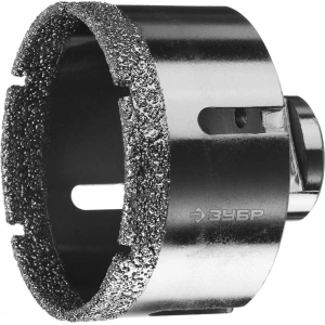 Буровая коронка алмазная ЗУБР 29865-73