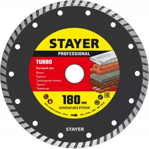 Алмазный диск отрезной STAYER 3662-180_z02