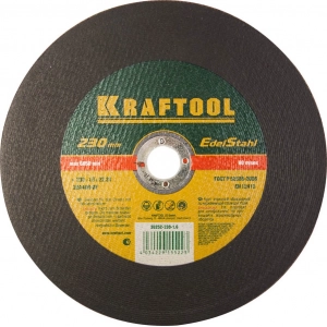 Круг отрезной по нержавеющей стали KRAFTOOL 36252-230-1.6